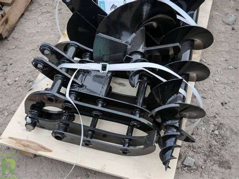 Lanty mini excavator attachment set. Includes 